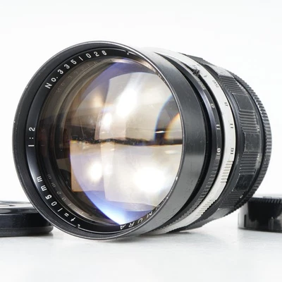 :[RARO] Lente de montaje con tornillo Sankyo KOMURA 105 mm f/2 enfoque manual M42 (leer) Foto 1 de 4