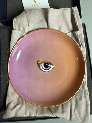L'Objet Lito Eye Canape Plate NEW in box - Image 1 of 4