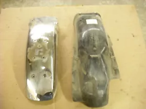 1974 Honda CB 360 T rear fender chrome inner - Foto 1 di 2