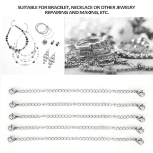 20pcs/Set Necklace Extension Chain Safety Extender Jewelry Making Findings NEW - Picture 1 of 9