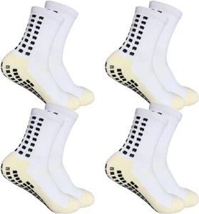 Calcetines de fútbol antideslizantes antideslizantes YUFREE para hombre 4 pares talla única - Imagen 1 de 2