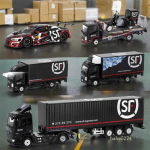 1: 64 Tiny SF Refrigerated Truck Container Truck SF Series Alloy Car Model W/Box - Picture 1 of 32