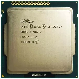 Intel Xeon E3-1225 V2 3.20GHz 4-Core 8MB LGA1155 Server CPU Processor SR0PJ 77W - Picture 1 of 1