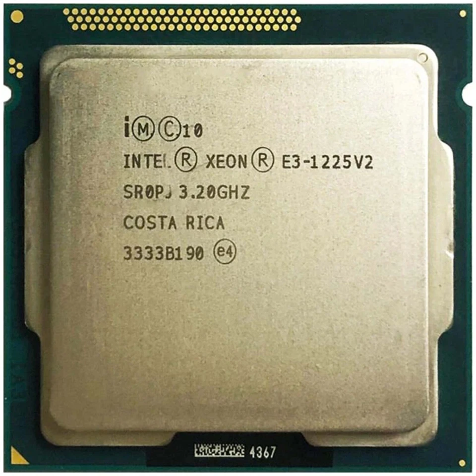 Intel Xeon E3-1225 V2 3.20GHz 4-Core 8MB LGA1155 Server CPU Processor SR0PJ 77W - Image 1 of 1
