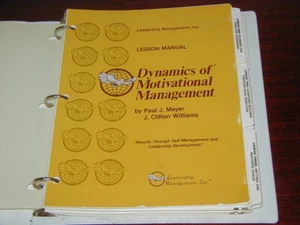 Dynamics of Motivational Management, Management Training  (Paul J Meyer) - Bild 1 von 3
