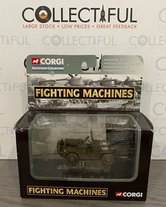 CORGI - FIGHTING MACHINES - WILLYS JEEP 4X4 - U.S. MILITARY - DIECAST MIB🔥 - Picture 1 of 2