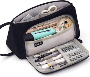 Big Capacity Pencil Case Pouch Pen Case Simple Stationery Bag - School College - Picture 1 of 6