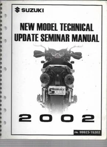 Suzuki 2002 New Model Technical Update Seminar Manual 99923-15202 - Imagen 1 de 2
