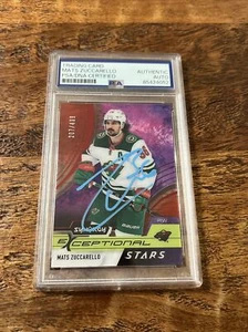 Mats Zuccarello IP Signed UD Synergy Card PSA DNA Coa Slab Wild Autographed - Picture 1 of 2