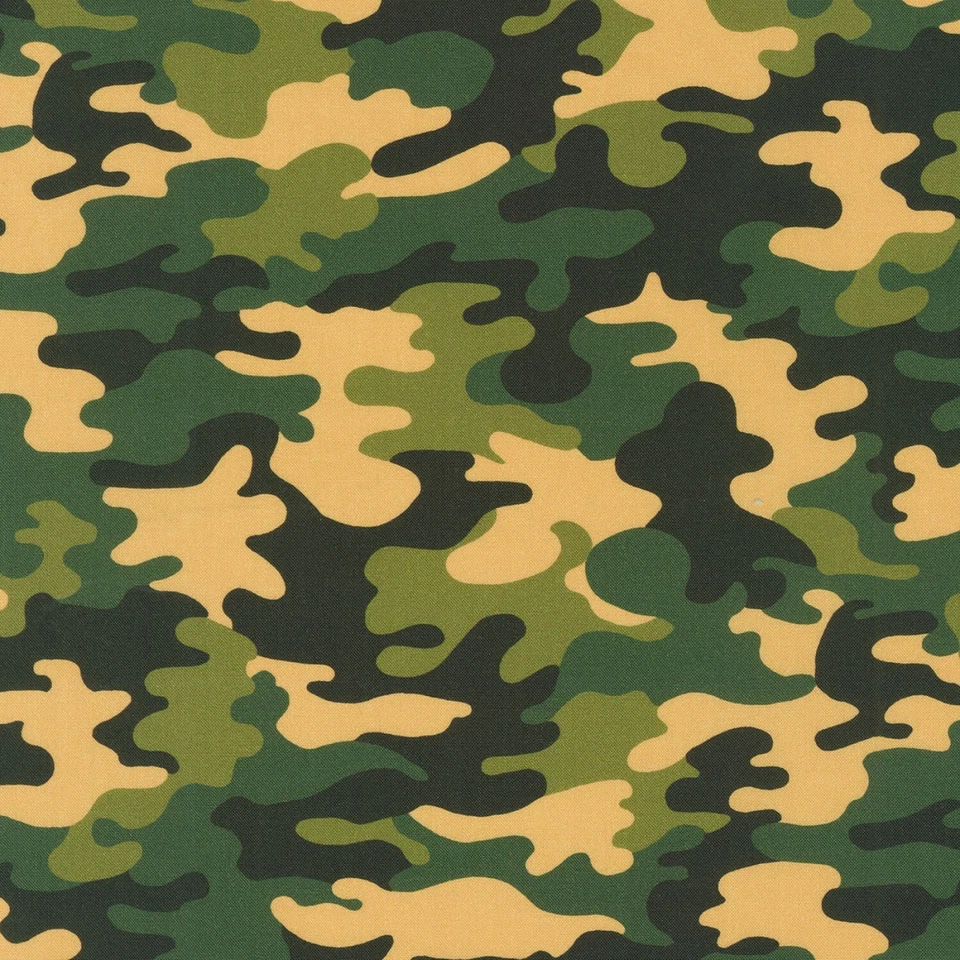 Tecido Camuflado, BTY, Camuflagem Verde, Robert Kaufman, SRK202727, TheFabricEdge - Imagem 1 de 1