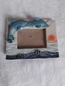 Marco de fotos miniatura delfines 4,5x3 cm - Imagen 1 de 3