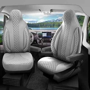 Fundas de asiento de autocaravana adecuadas para piloto Atlas 730 (gris) - Imagen 1 de 11