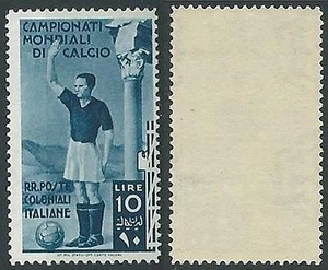 1934 EMISSIONI GENERALI MONDIALI DI CALCIO 10 LIRE MNH ** - K004 - Imagen 1 de 1