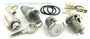 Door Glovebox and Trunk Lock Set For 1966-1967 GTO Lemans Tempest and Skylark - Picture 1 of 3