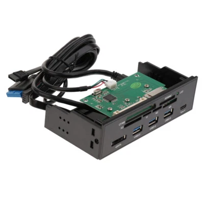 USB3.0 Hub eSATA 5.25 "Interner Kartenleser Dashboard Media Front Panel - Bild 1 von 4