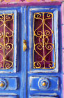Traditional Mediterranean-Greek front door (Acrylic on Wood) 45 cm x35 cm 3d