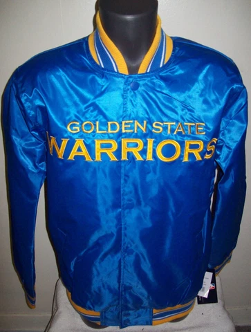 Warriors Jacket NBA Golden State STARTER Snap Down Spring/Summer S M L XL XXL Cover