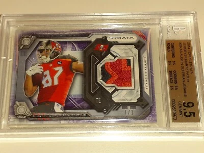 Austin Seferian-Jenkins 1/1 2014 Topps Strata Autograph Quartz Patch BGS 9.5 - Image 1 of 2