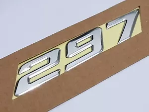 VZ HSV 297 Chrome Script Badge For Clubsport Senator Grange - Picture 1 of 2