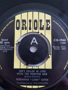 Sreaming Lord Sutch,DEMO,She's Fallen In Love,EX+,Oriole,1964,Freakbeat,Joe Meek - Picture 1 of 4