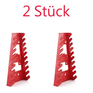 2 pcs Wandhalter für Maul Ringschlüssel, 9 Auflagen Wandhalterung Gabelschlüssel - Bild 1 von 6