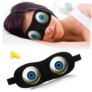 Eye Sleep Mask Funny Blindfold for Women Men Kid, Upgraded 3D 01 Convex Eye - Picture 1 of 8