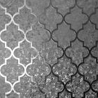 Arthouse Velvet Trellis Foil Wallpaper - Metallic Shimmer Textured Geometric Geo