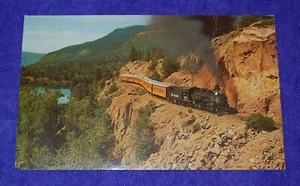 Vintage Chrome Postcard of The D. & R.G. Narrow Gauge Train Durango to Silverton - Picture 1 of 2