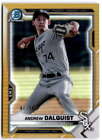 2021 Bowman Chrome Prospects Gold Holo #BCP-64 ANDREW DALQUIST /50  White Sox