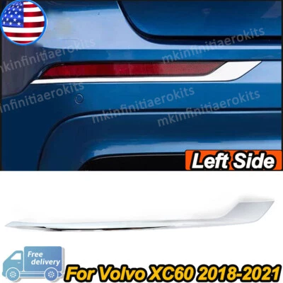 31449137 Rear Bumper Chrome Strip Left Fit For Volvo XC60 2018 2019 2020 2021 - Изображение 1 из 4