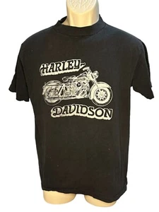 Vintage Harley 1980s T Shirt Single Stitch Rare See Pics For Size - Picture 1 of 3