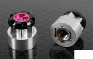 Scale Aisin Yota Style Hubs Front Threaded center caps RC4WD Z-S0196 Silver Hub - Picture 1 of 7