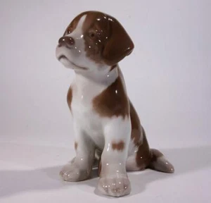BING GRONDAHL VINTAGE COPENHAGEN PORCELAIN PUPPY ST BERNARD DEMNARK 1926 - Picture 1 of 12