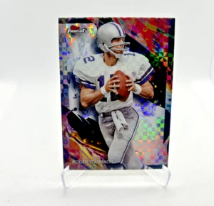Roger Staubach - 2024 Topps Finest Uncommon Checkerboard Refractor #113 - Imagen 1 de 2