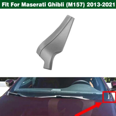 Borde de extensión de capó de parabrisas delantero izquierdo para Maserati Ghibli (M157) 2013-2021 Foto 1 de 4