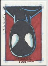 2008 Marvel Fantastic Four Archives Sketch Card Molinelli Spiderman a