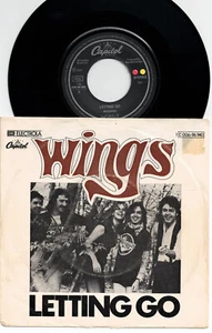 PAUL McCARTNEY & WINGS - LETTING GO Very rare 1975 german 7" P/S ROCK Single! - Picture 1 of 1