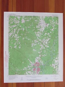 Bogalusa Louisiana 1960 Original Vintage USGS Topo Map - Picture 1 of 1