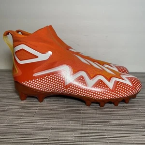 Adidas Freak Ultra Prime knit Boost Football Cleats Orange/White Size 14 GZ0465 - Picture 1 of 8