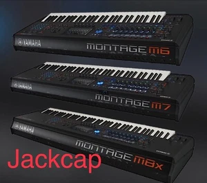 Yamaha Montage M8x M7 JACKCAP conjunto completo x12 tapas de enchufe antipolvo, cubierta protectora de conector - Imagen 1 de 7