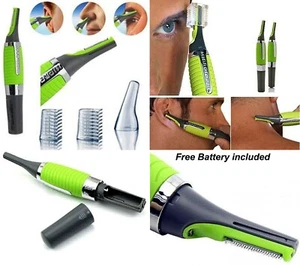 ALL IN ONE NOSE EAR NECK NASAL EYEBROW SIDEBURNS HAIR TRIMMER CLIPPER REMOVER UK - Picture 1 of 6