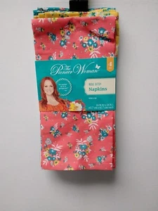Pioneer Woman Rose Ditsy Napkins Pack of 4 Floral Assorted Colors18x18 - Picture 1 of 8