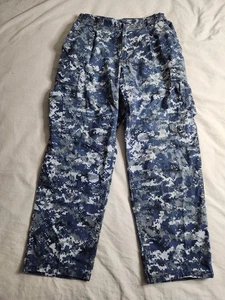 US Navy Digital Camo Cargo Arbeitshose Hose Herren Gr. Medium kurz blau USA - Bild 1 von 11