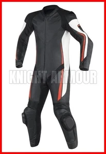NEW RACING 1 PIECE MOTORCYCLE MOTORBIKE MOTO GP BIKER REPRO LEATHER SUIT - Bild 1 von 5