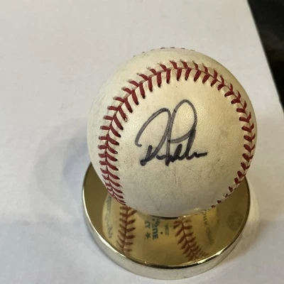 Официальный бейсбольный мяч Американской лиги с автографом Дина Палмера - Изображение 1 из 4