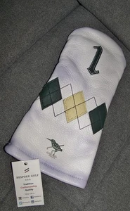 NEU MASSGESCHNEIDERT GOLF bestickt Leder Driver Kopfbedeckung THE CREEK Locust Valley - Bild 1 von 7