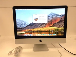 APPLE iMac A1418 i5 2.3Ghz 21.5" Mid 2017 w/ macOs High Sierra, 1TB HD, 16GB Ram - Afbeelding 1 van 14