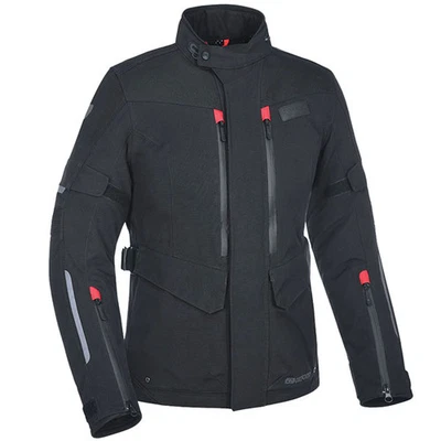 Oxford Ladies Mondial Motorcycle Motorbike Textile Jacket - Tech Black - Image 1 of 4