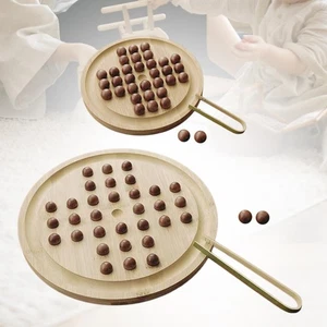 Solitaire Brettspiel Kongming Schach Knobelspiel Puzzles Solo Brettspiel - Bild 1 von 7