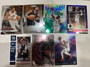 Donovan Mitchell Panini Prizm Optic Donruss Chronicles 7 Card Lot Cavs - Picture 1 of 3
